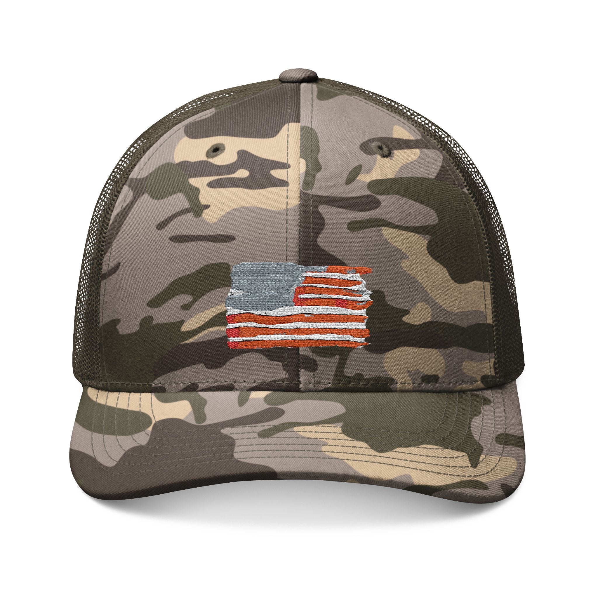 Unisex American Flag Trucker Hat